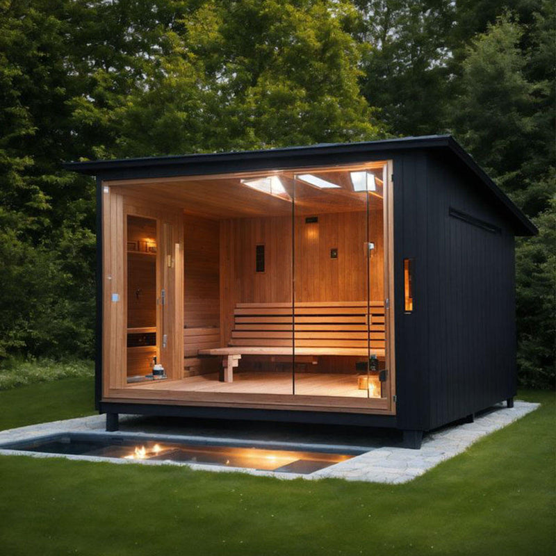 Outdoor Barrel Sauna – 4–6 Person