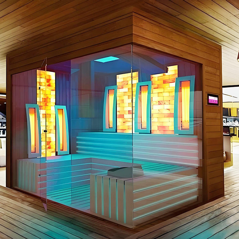 Commercial‑Grade Steam Sauna Room – Indoor Spa Suite