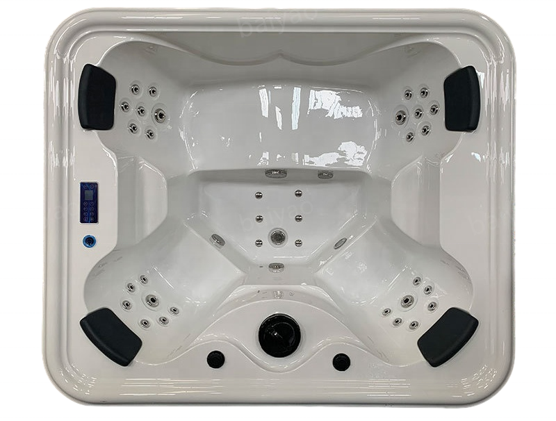 Luxury 4‑Person Acrylic Outdoor Spa – Wellness Retreat Hot Tub