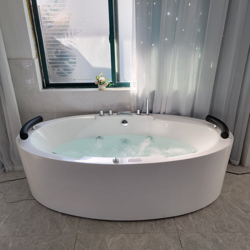 Luxury 2 Person Spa Bath Tub Jacuzzi Tub Freestanding Acrylic Bathtub With Big Water Jet