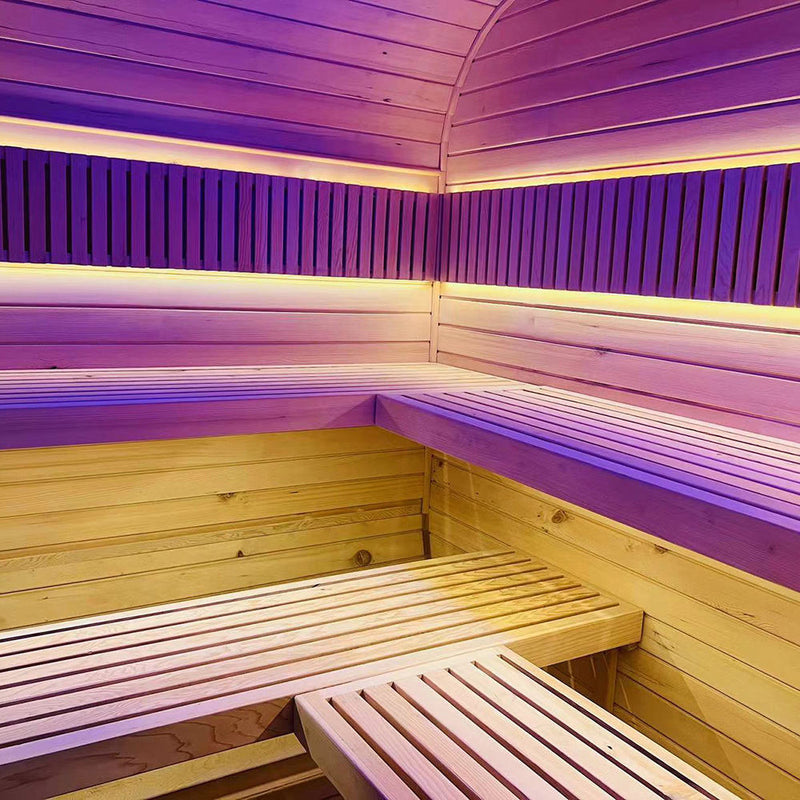 Modern Household Red Cedar Solid Wood Sauna Steam Generator for Bathing and Showering for Villas