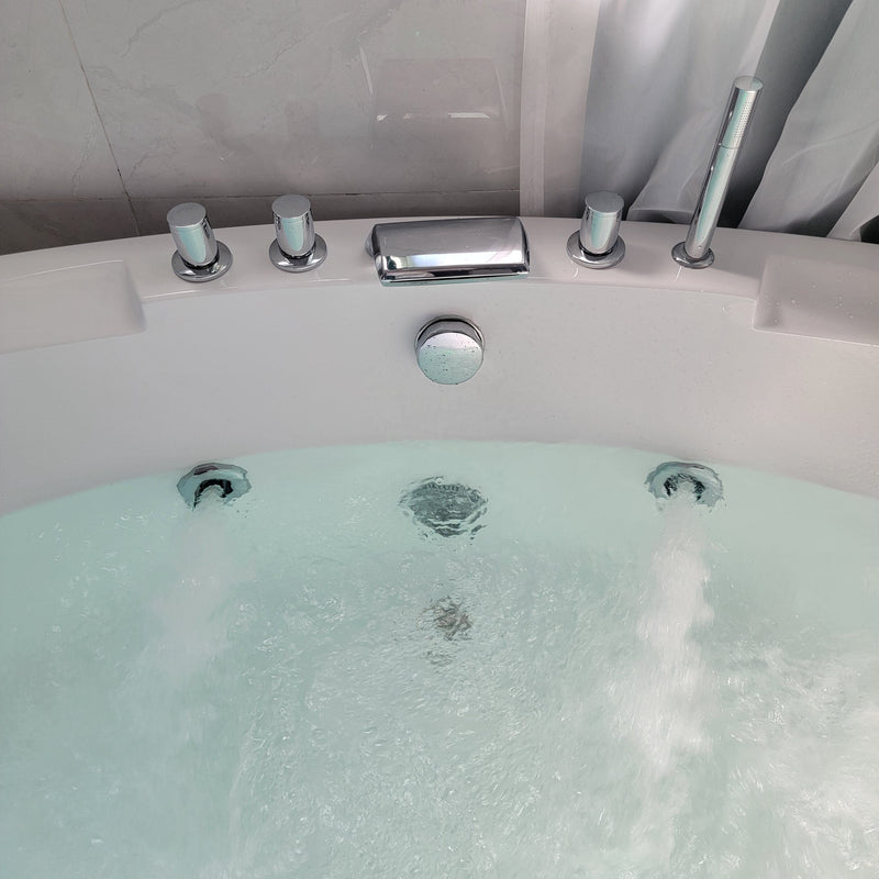 Luxury 2 Person Spa Bath Tub Jacuzzi Tub Freestanding Acrylic Bathtub With Big Water Jet